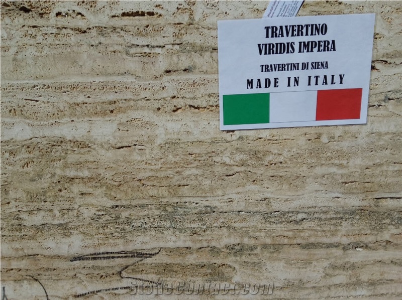 Travertino Viridis Impera-Travertino di Rapolano Quarry