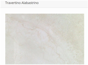 Travertino Alabastrino - Alabastrino Travertine Quarry
