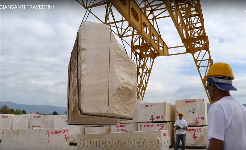 Travertino Light Dorato Quarry