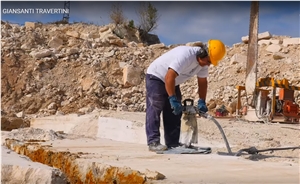 Travertino Navona Quarry