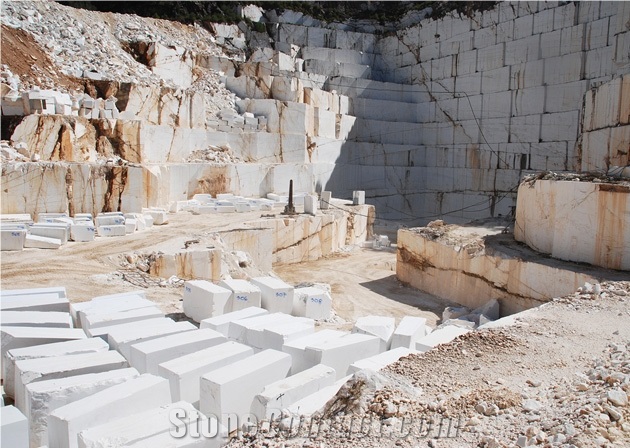 Thassos Snow White-Thassos Extra-Thassos Crystal Wave Quarry