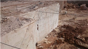 Light Beige Travertine, Atash Kouh Light Travertine Quarry