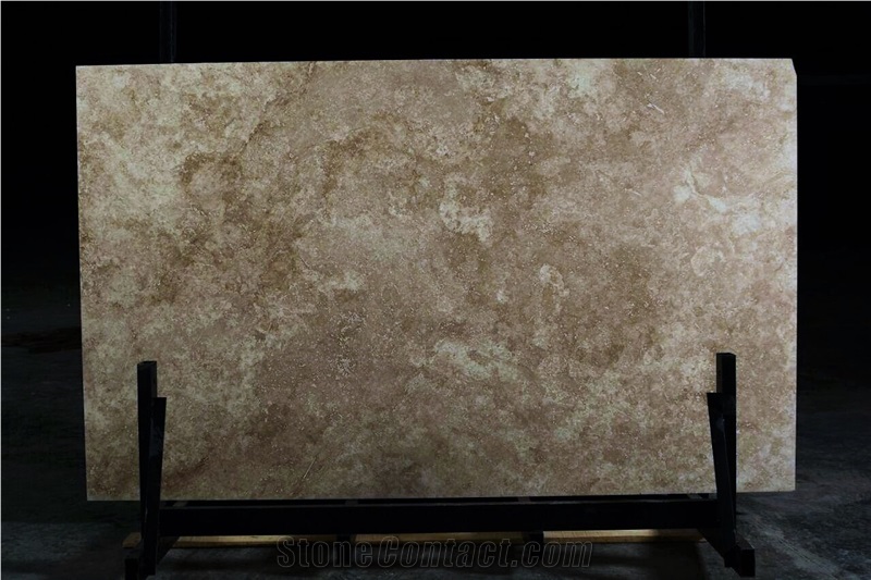 Light Beige Travertine, Atash Kouh Light Travertine Quarry
