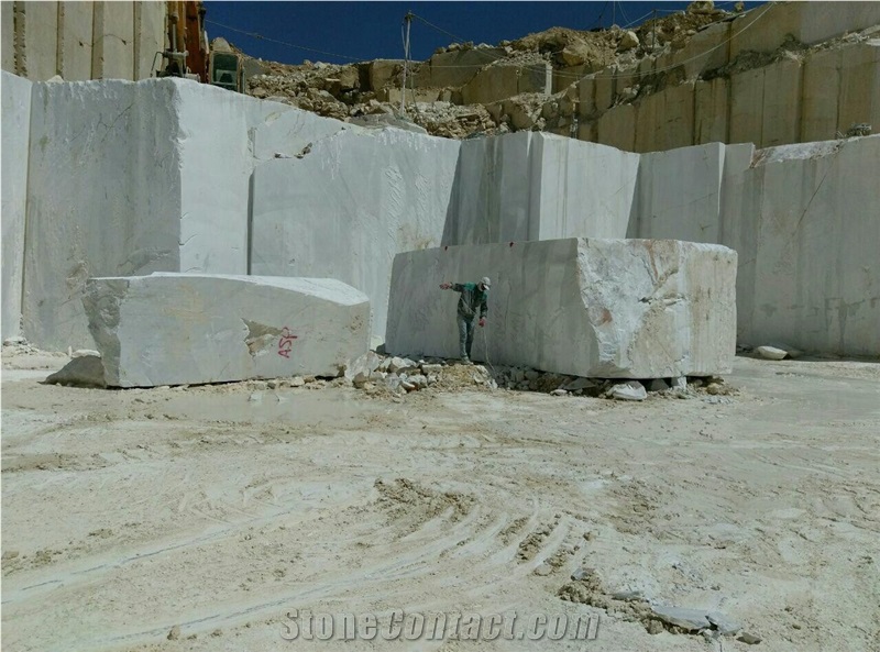 Persian Carrara Marble- Persian Ariston white marble quarry