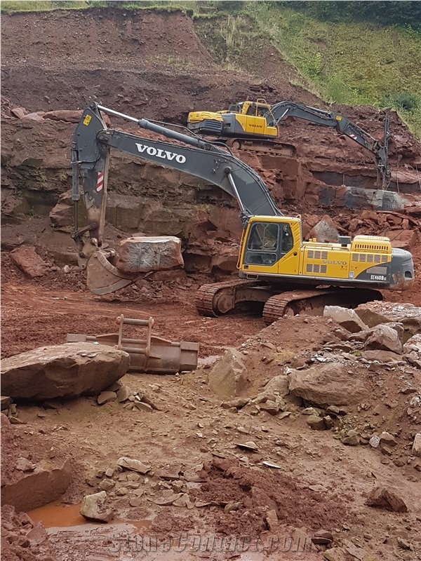 Cove Red Sandstone - Cove Quarry, Brownknowe