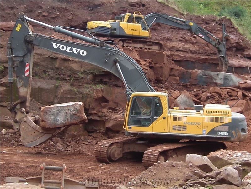 Cove Red Sandstone - Cove Quarry, Brownknowe
