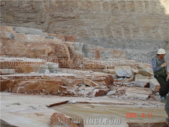 Hebei Beige Slate, Oyster Slate Quarry