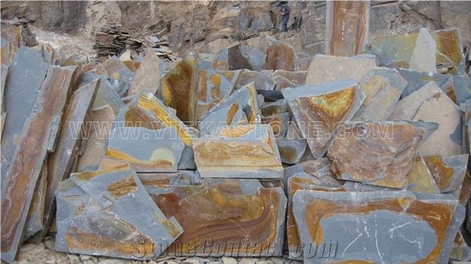 Hebei Rust Slate,Hebei Multicolor Stone Quarry