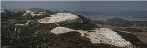Burdur Galaxy Beige Marble Quarry