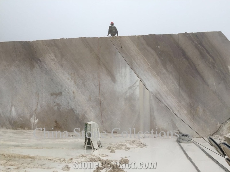 Champagne Grey Limestone Quarry
