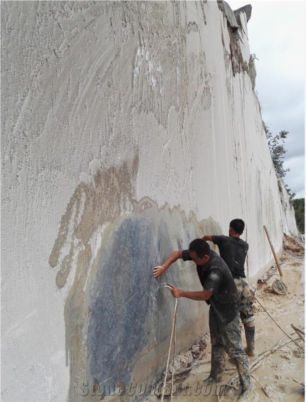 Ocean Heart Blue Grey Marble, Ocean Blue Grey Marble Quarry