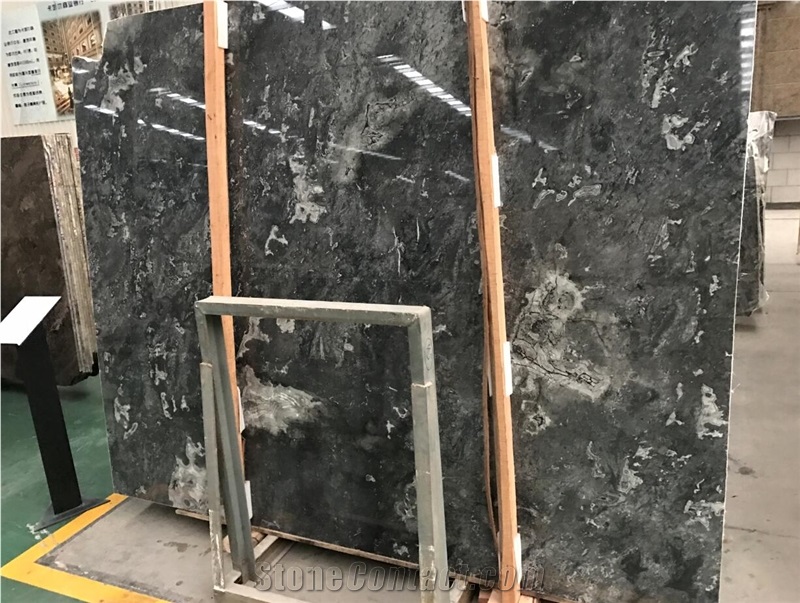 Ocean Heart Blue Grey Marble, Ocean Blue Grey Marble Quarry
