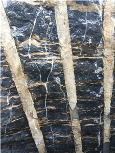 China Nero Portoro Marble- Portoro Gold Marble Quarry