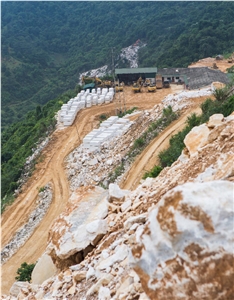 An Phu Quarry - Snow White & Lasa White  Marble Quarry