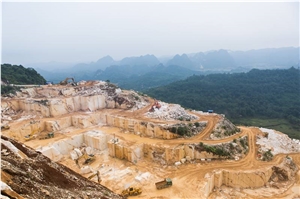 Tuong Phu Opal White, Diamond White Marble Quarry
