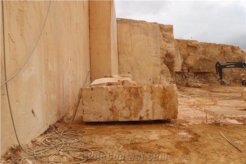 Yozgat Red Travertine Quarry