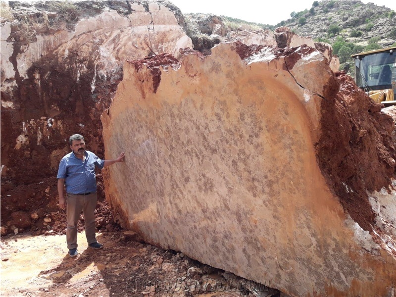 Adiyaman Cafe Maroon Marble - Caffe Latte Marble Quarry