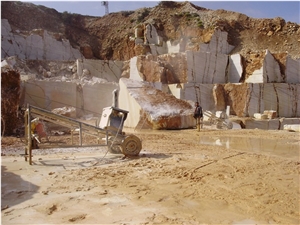 Marmara Panda White Marble Quarry