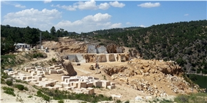 Usak Antique Gold Marble Quarry