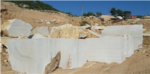Usak White Marble - Usak White Pearl Marble Quarry