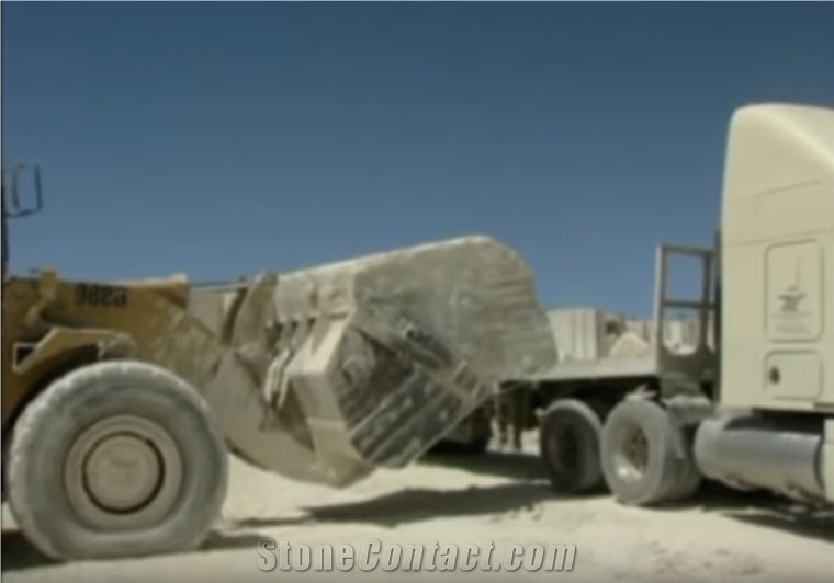 Golden Sienna Travertine Quarry