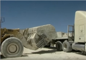 Golden Sienna Travertine Quarry