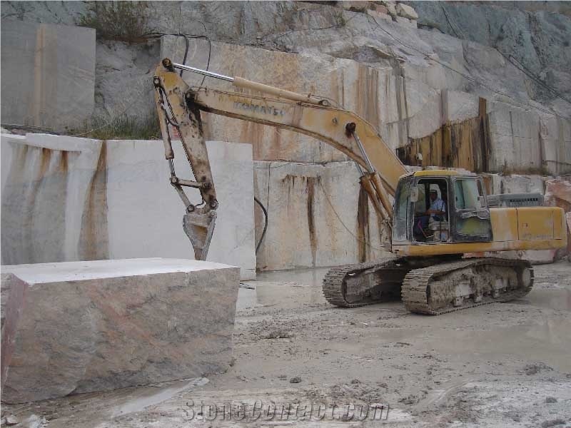 Rosa Lagoa, Creme Lagoa, Creme Pardais Marble Quarry
