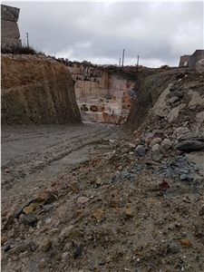 Rosa Lagoa, Creme Lagoa, Creme Pardais Marble Quarry