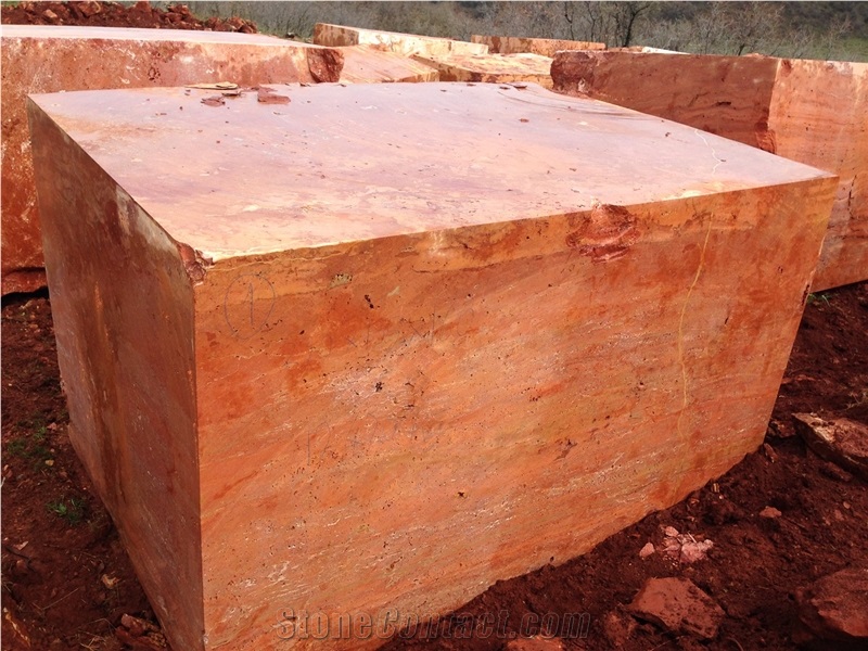 Akdag Red Travertine Quarry