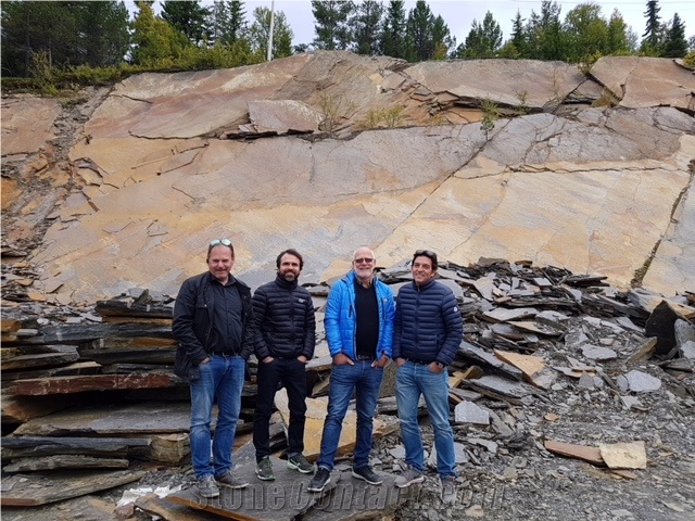 Pillarguri Rust Phyllite, Otta Rust, Sel Royal Rust Phyllite, Lace Rust Phyllite Quarry