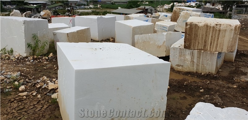 Milky White Marble Quarry
