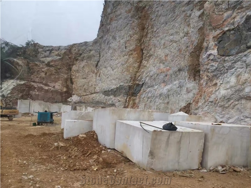Milky White Marble Quarry