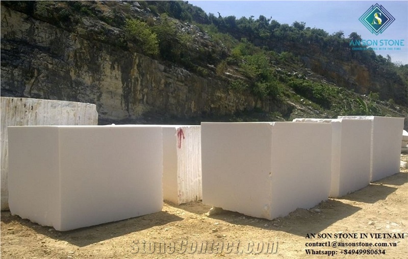 Pure White Marble Quarry
