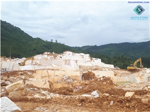 Pure White Marble Quarry