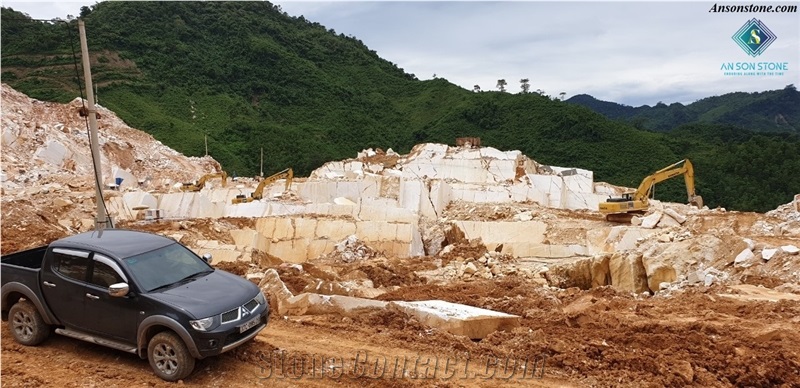 Pure White Marble Quarry