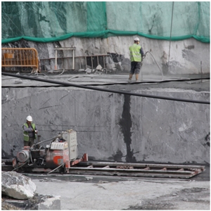 Markina Olaspe-Nero Marquina Marble Quarry