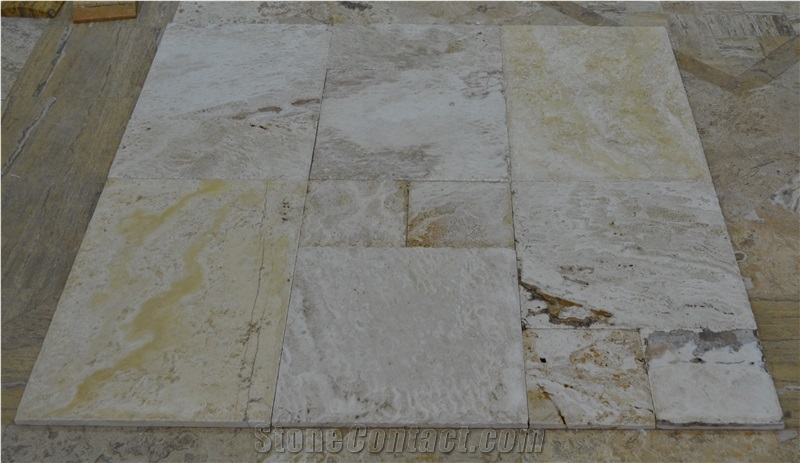 TravCo-Huarat Royal Gold Light Travertine Quarry