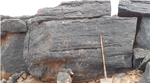 Marble Sidi Ali Tafraoute Fossil Black Marble Quarry