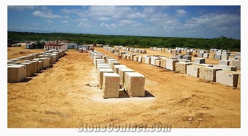 Blue Cobal Limestone - Cream Cobal Limestone Quarry