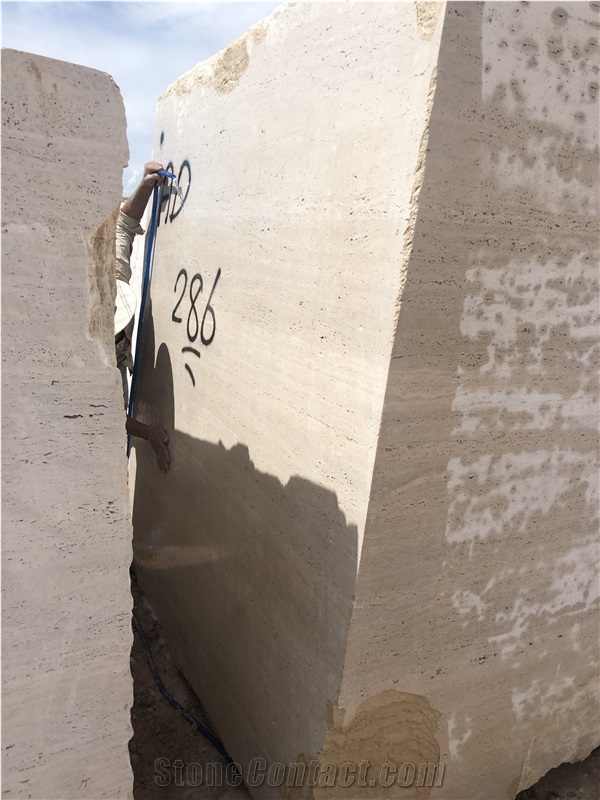 Aycan Travertine-Kayseri Light Travertine, Classic Light Travertine Quarry