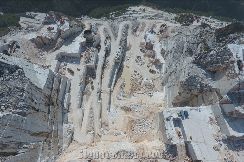 Bianco Carrara C-Bianco Carrara CD Querciola 147 quarry