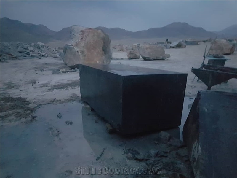 Black Maku Marble Quarry