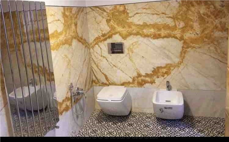3mostone Golden White Marble Quarry