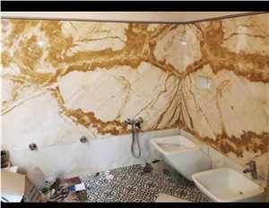 3mostone Golden White Marble Quarry