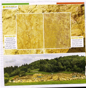 Giallo Reale Marble - Giallo Reale Rosato Marble Quarry