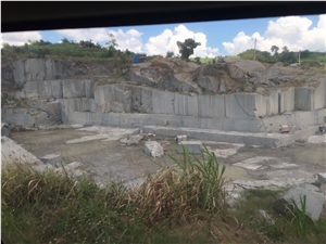 Binh Dinh Dark Grey Granite Quarry
