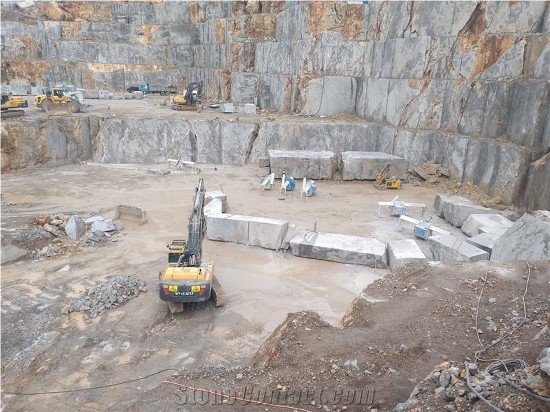 Izmir Grey Marble Quarry