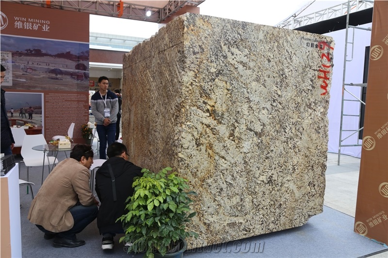 Phantom Golden Flower Granite Quarry