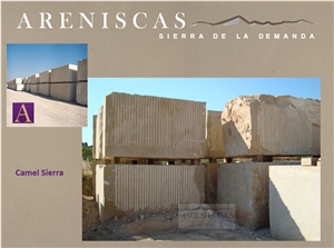 Cantera Arenisca Camel Sierra -Camel Brown Sandstone Quarry