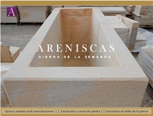 Cantera Arenisca Dorada Sierra - Buff Beige Sandstone Quarry